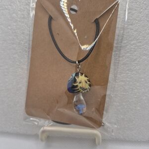 Handcrafted Sun Face Pendant Necklace in Multicolor - Women Jewelry